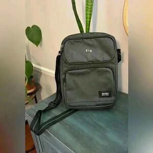 Solo New York Grey computer bag satchel